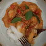 เมนูลดน้ำหนัก-เส้นบุกแกงเผ็ดอกไก่